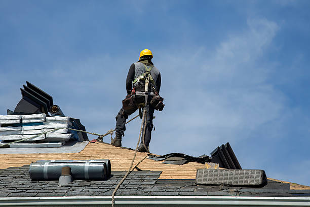 Professional Metal Roofing technician working in Jefferson Valley, NY